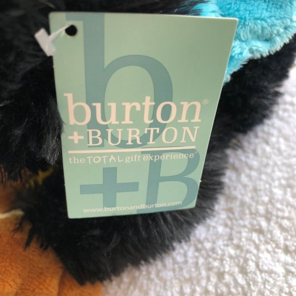 Burton & Burton Plush Happy Birthday Chimp Ape Cake Candles Stuffed NO SOUND 12" - Picture 9 of 11